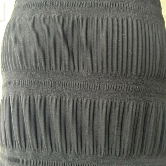 Vintage City Triangles Mesh Textured Dress Small - Picture 4 of 11